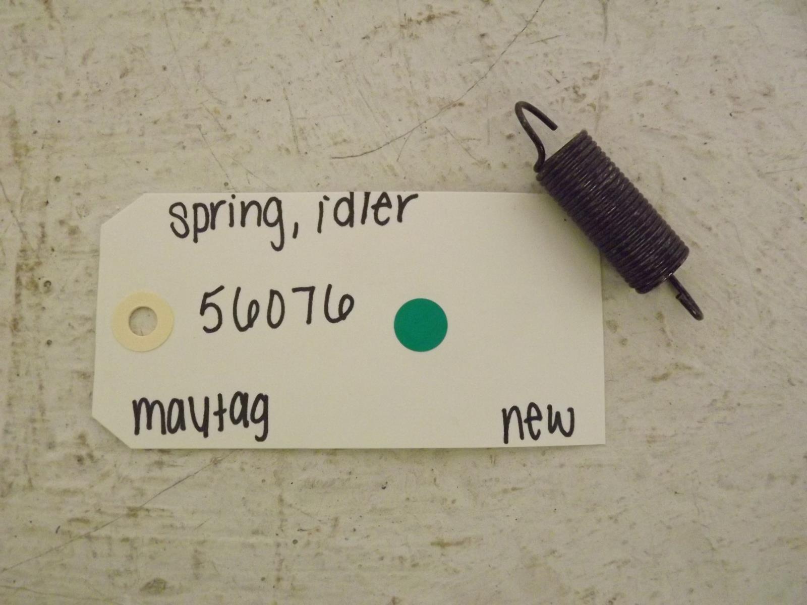 Maytag Dryer 56076 WP56076 Idler Spring New Maytag Dryer 56076 WP56076 Idler Spring New